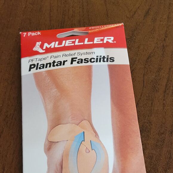 Mueller PFTape Pain Relief System  Plantar Fasciitis and Heel Pain 7 Pack NEW - Picture 2 of 9